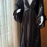 Barlow Midi Dress in Black