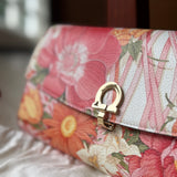 Floral Clutch with Chain