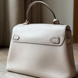 Soft Calfskin Lockme Ever MM Greige