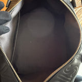 Black Monogram Paris Embossed Leather Limited Edition Speedy Cube 30 Bag