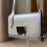 Jimmy Choo Black Lockett Shoulder Bag