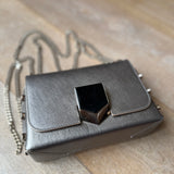 Jimmy Choo Black Lockett Shoulder Bag