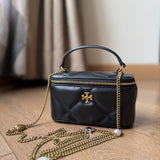 KIRA DIAMOND QUILT VANITY CASE