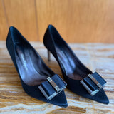 Zeri Satin Bow Pumps