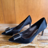 Zeri Satin Bow Pumps