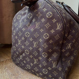 Brown Logo Speedy 30 Small Duffle Bag