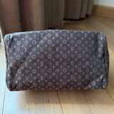 Brown Logo Speedy 30 Small Duffle Bag