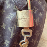 Brown Logo Speedy 30 Small Duffle Bag