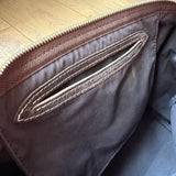 Brown Logo Speedy 30 Small Duffle Bag