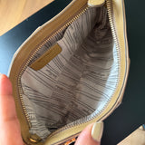 Gancini Leather Clutch and Shoulder Bag