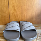 Pool Clog Slide Sandals in BB Monogram Rubber