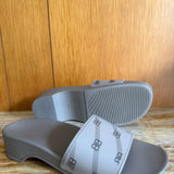 Pool Clog Slide Sandals in BB Monogram Rubber