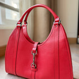 Leather Joy Bardot Shoulder Bag