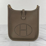 Mini Evelyne TPM 16 Amazone Etoupe Clemence Leather