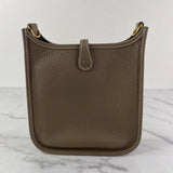 Mini Evelyne TPM 16 Amazone Etoupe Clemence Leather