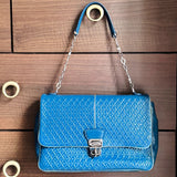 Tod's Signature Patent Tracollina Flap Bag