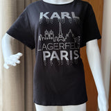 Karl Lagerfeld Paris Paris Skyline Logo Tee