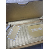 Michael Kors Gold Ruffle Wallet Wristlet